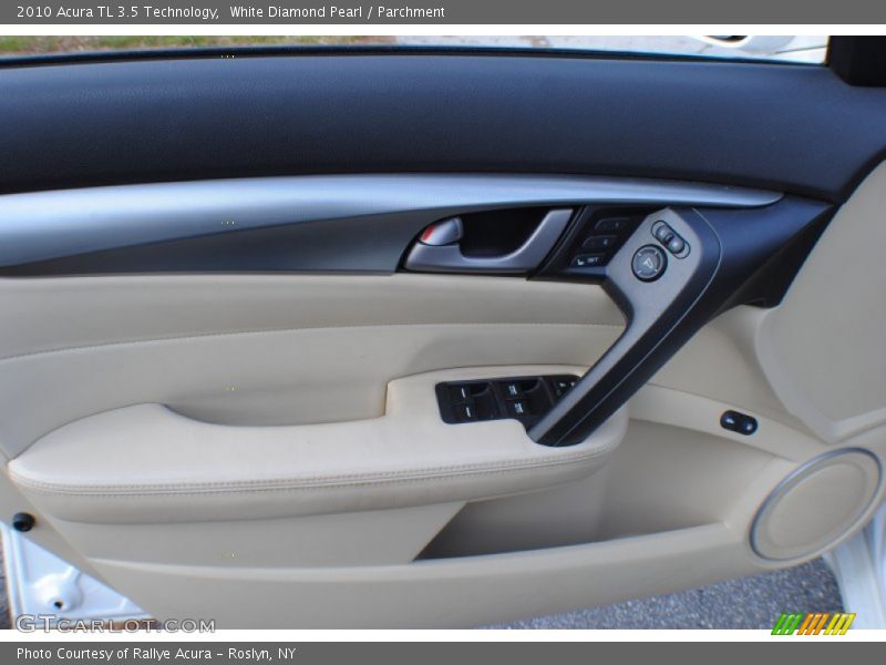 White Diamond Pearl / Parchment 2010 Acura TL 3.5 Technology