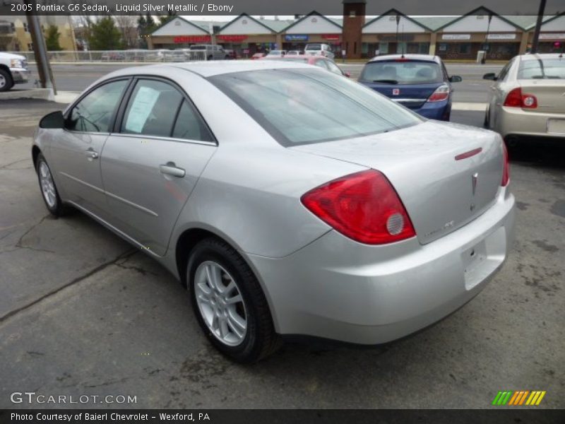 Liquid Silver Metallic / Ebony 2005 Pontiac G6 Sedan