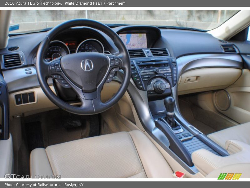 White Diamond Pearl / Parchment 2010 Acura TL 3.5 Technology
