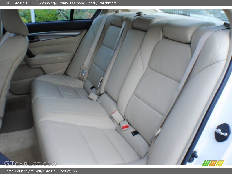 White Diamond Pearl / Parchment 2010 Acura TL 3.5 Technology