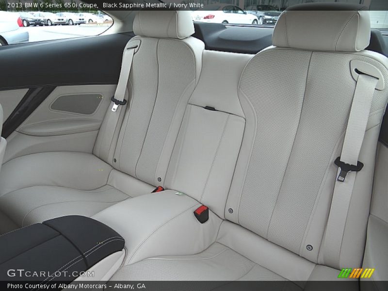 Rear Seat of 2013 6 Series 650i Coupe