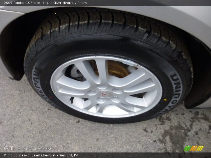 Liquid Silver Metallic / Ebony 2005 Pontiac G6 Sedan
