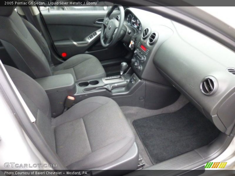 Liquid Silver Metallic / Ebony 2005 Pontiac G6 Sedan