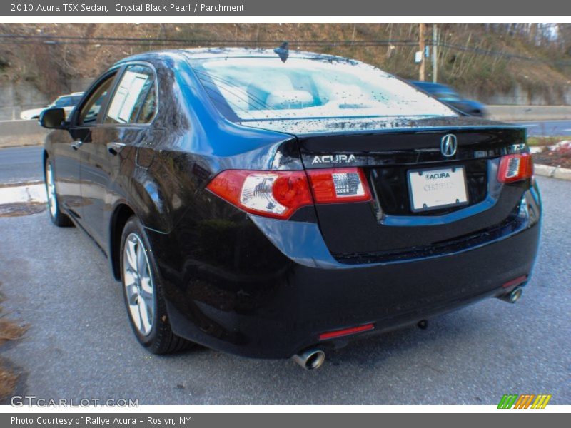 Crystal Black Pearl / Parchment 2010 Acura TSX Sedan