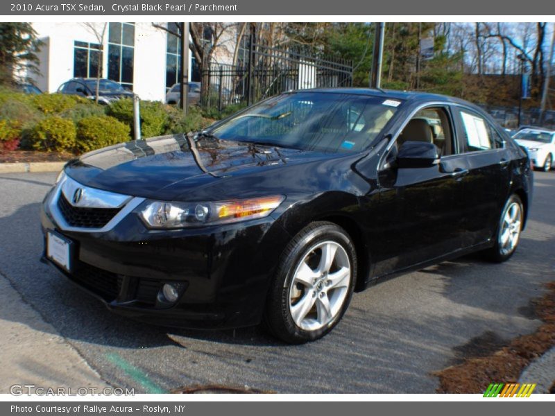 Crystal Black Pearl / Parchment 2010 Acura TSX Sedan