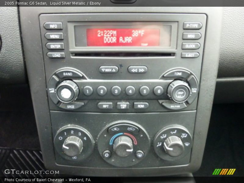 Liquid Silver Metallic / Ebony 2005 Pontiac G6 Sedan