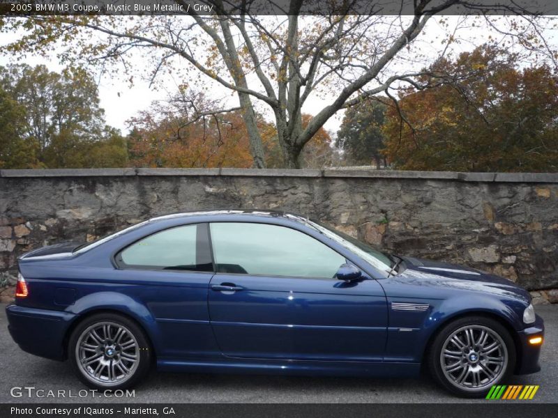 Mystic Blue Metallic / Grey 2005 BMW M3 Coupe
