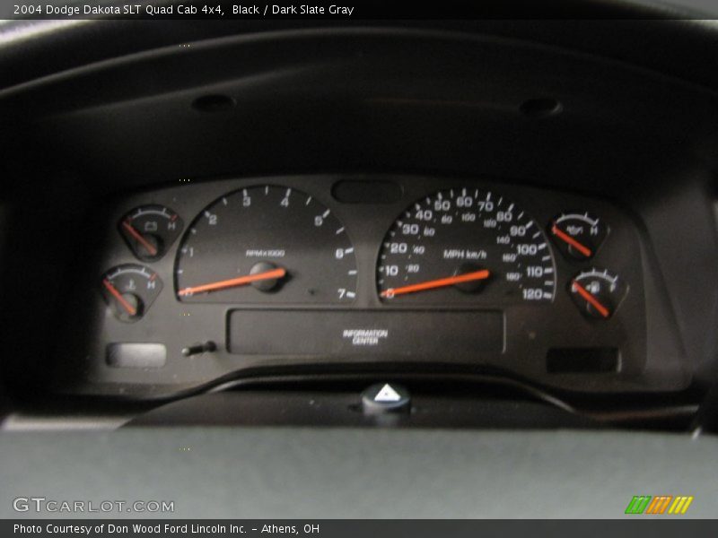Black / Dark Slate Gray 2004 Dodge Dakota SLT Quad Cab 4x4