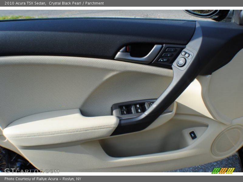 Crystal Black Pearl / Parchment 2010 Acura TSX Sedan