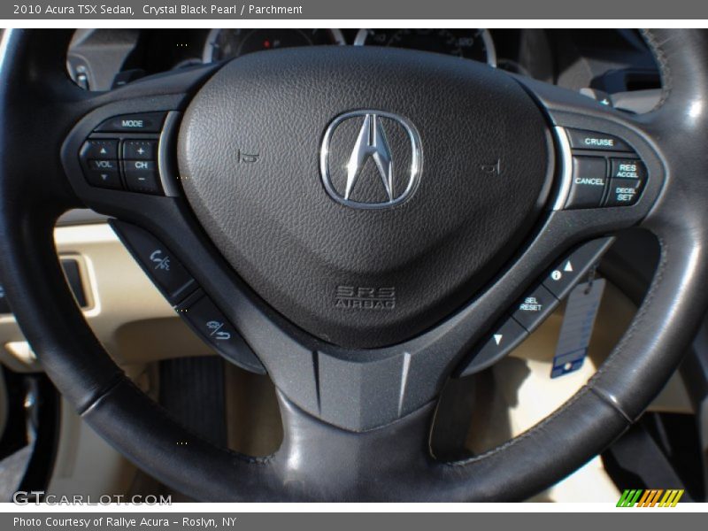 Crystal Black Pearl / Parchment 2010 Acura TSX Sedan