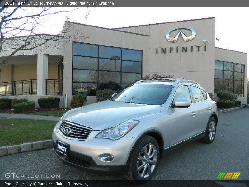 Liquid Platinum / Graphite 2011 Infiniti EX 35 Journey AWD