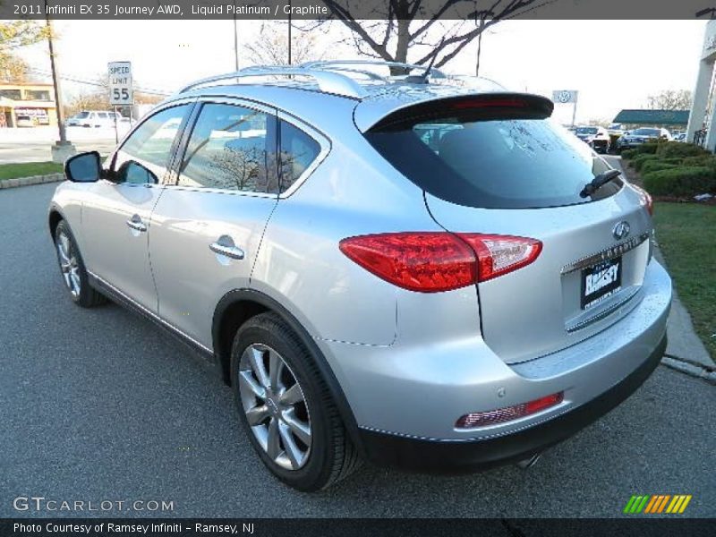Liquid Platinum / Graphite 2011 Infiniti EX 35 Journey AWD