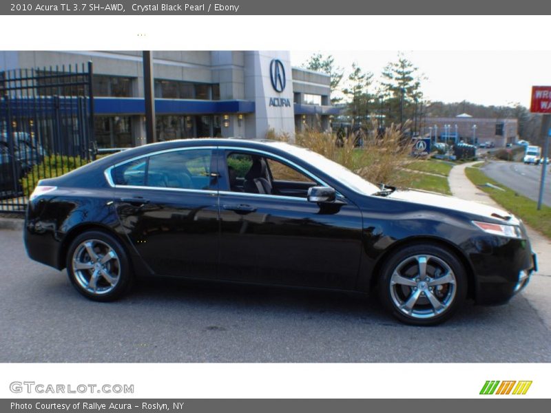 Crystal Black Pearl / Ebony 2010 Acura TL 3.7 SH-AWD