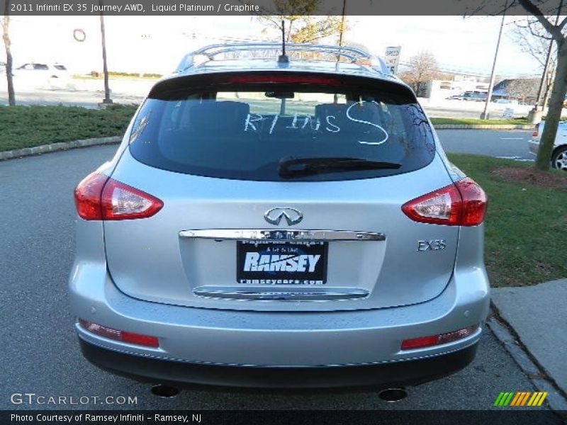 Liquid Platinum / Graphite 2011 Infiniti EX 35 Journey AWD
