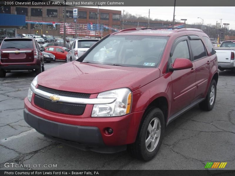 Salsa Red Metallic / Light Cashmere 2006 Chevrolet Equinox LT AWD