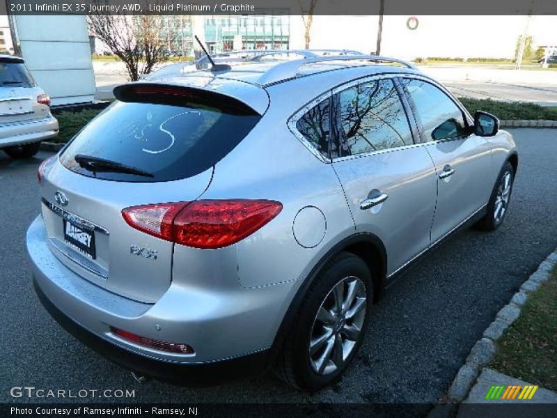 Liquid Platinum / Graphite 2011 Infiniti EX 35 Journey AWD