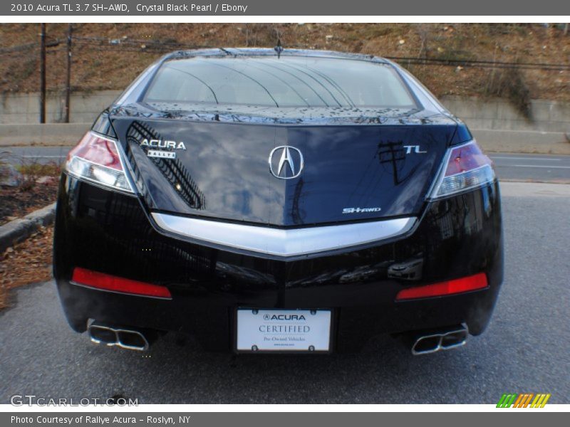 Crystal Black Pearl / Ebony 2010 Acura TL 3.7 SH-AWD
