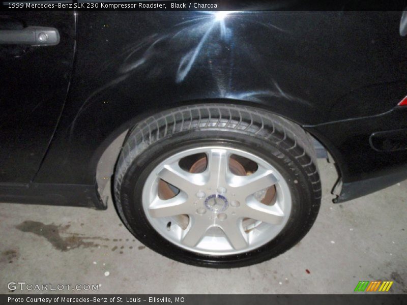 Black / Charcoal 1999 Mercedes-Benz SLK 230 Kompressor Roadster