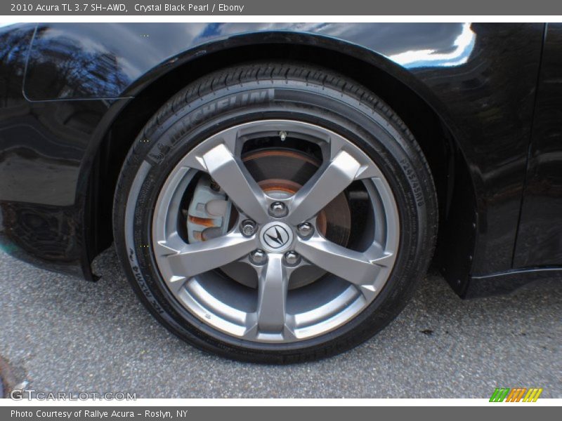 Crystal Black Pearl / Ebony 2010 Acura TL 3.7 SH-AWD
