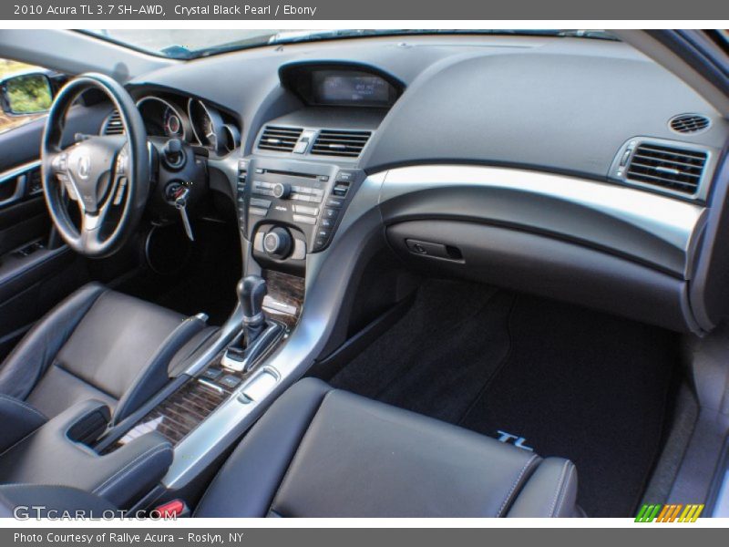 Crystal Black Pearl / Ebony 2010 Acura TL 3.7 SH-AWD