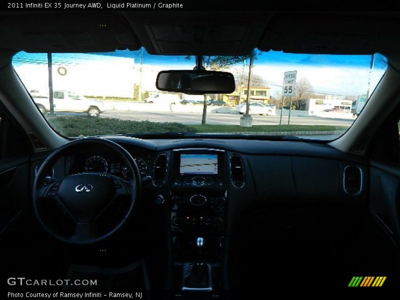 Liquid Platinum / Graphite 2011 Infiniti EX 35 Journey AWD