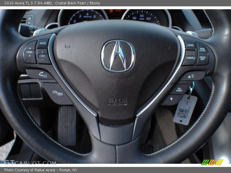 Crystal Black Pearl / Ebony 2010 Acura TL 3.7 SH-AWD