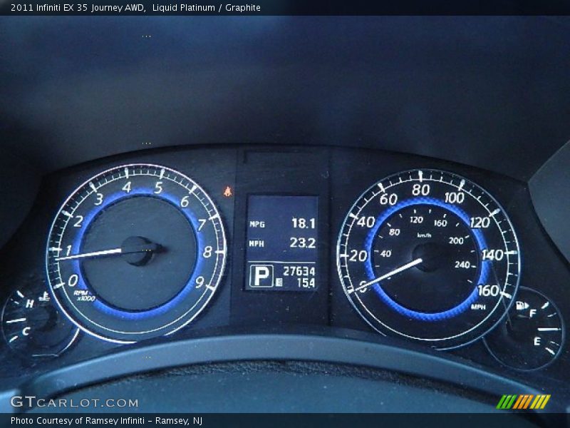  2011 EX 35 Journey AWD 35 Journey AWD Gauges