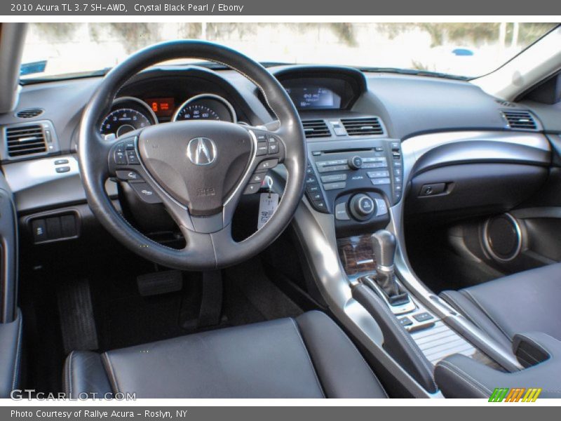Crystal Black Pearl / Ebony 2010 Acura TL 3.7 SH-AWD