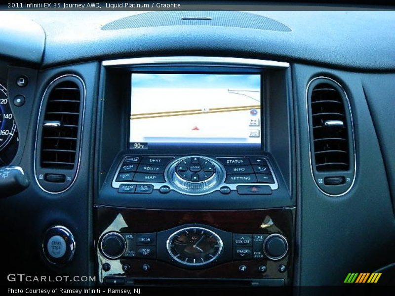 Navigation of 2011 EX 35 Journey AWD