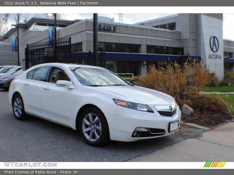 Bellanova White Pearl / Parchment 2012 Acura TL 3.5