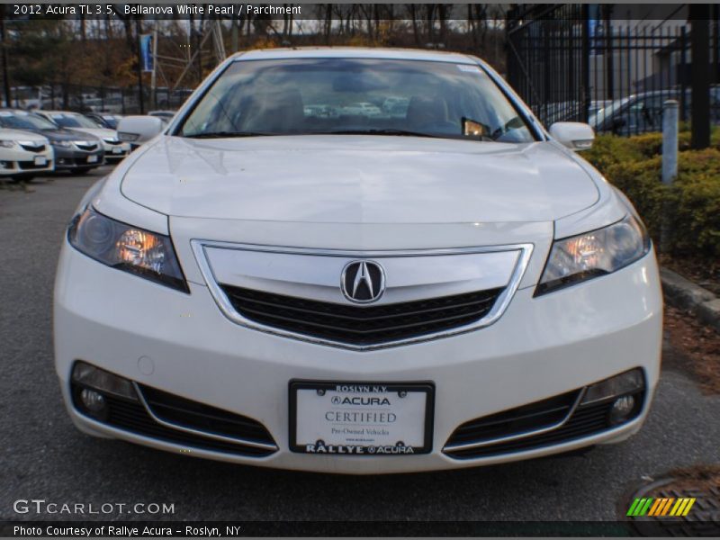 Bellanova White Pearl / Parchment 2012 Acura TL 3.5