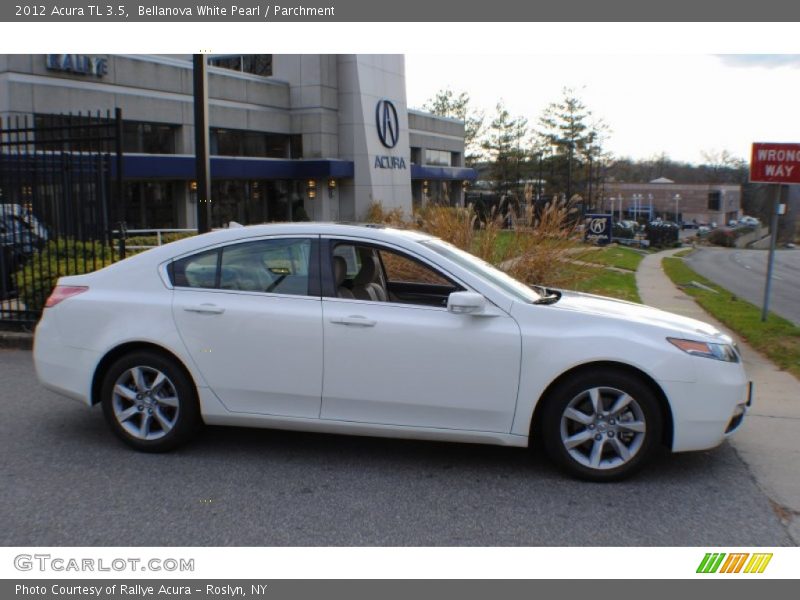 Bellanova White Pearl / Parchment 2012 Acura TL 3.5