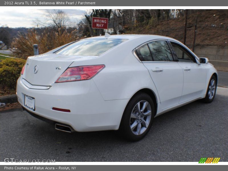 Bellanova White Pearl / Parchment 2012 Acura TL 3.5