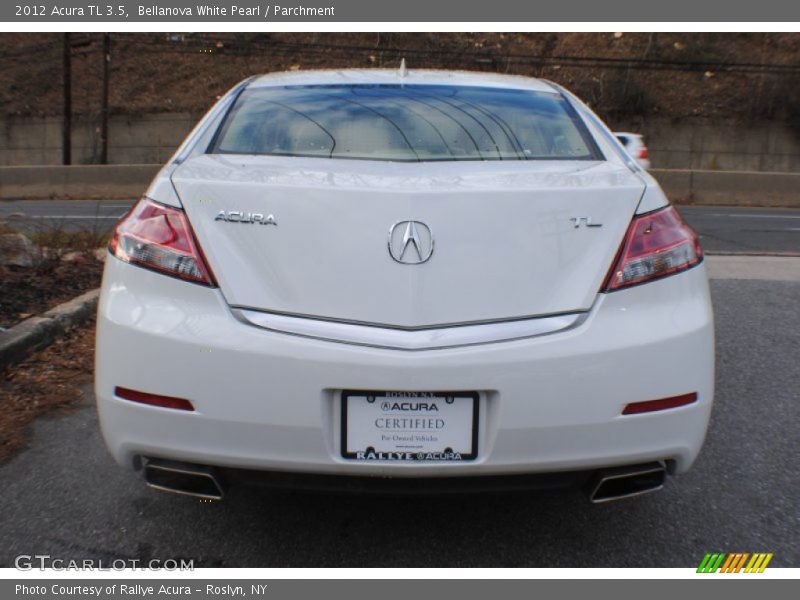 Bellanova White Pearl / Parchment 2012 Acura TL 3.5