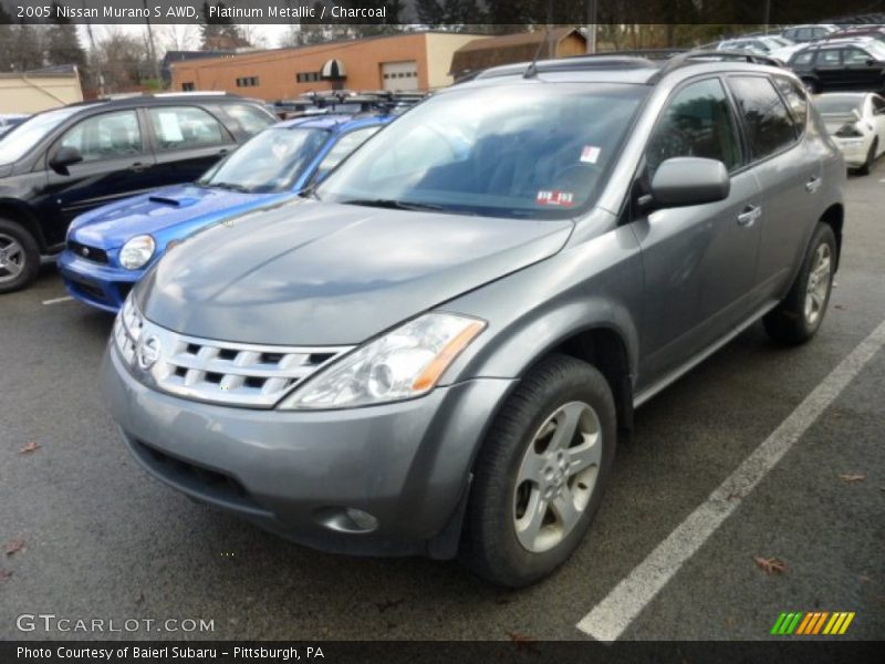 Platinum Metallic / Charcoal 2005 Nissan Murano S AWD