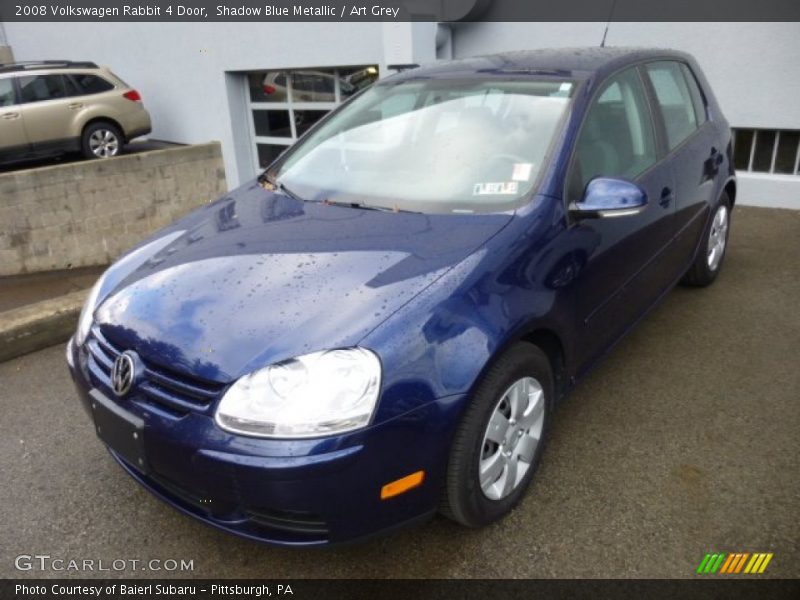 Shadow Blue Metallic / Art Grey 2008 Volkswagen Rabbit 4 Door