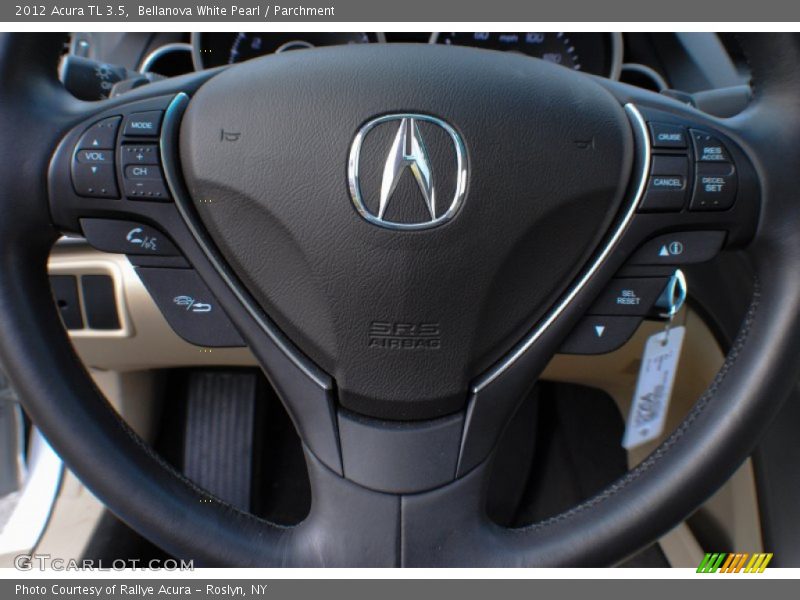 Bellanova White Pearl / Parchment 2012 Acura TL 3.5