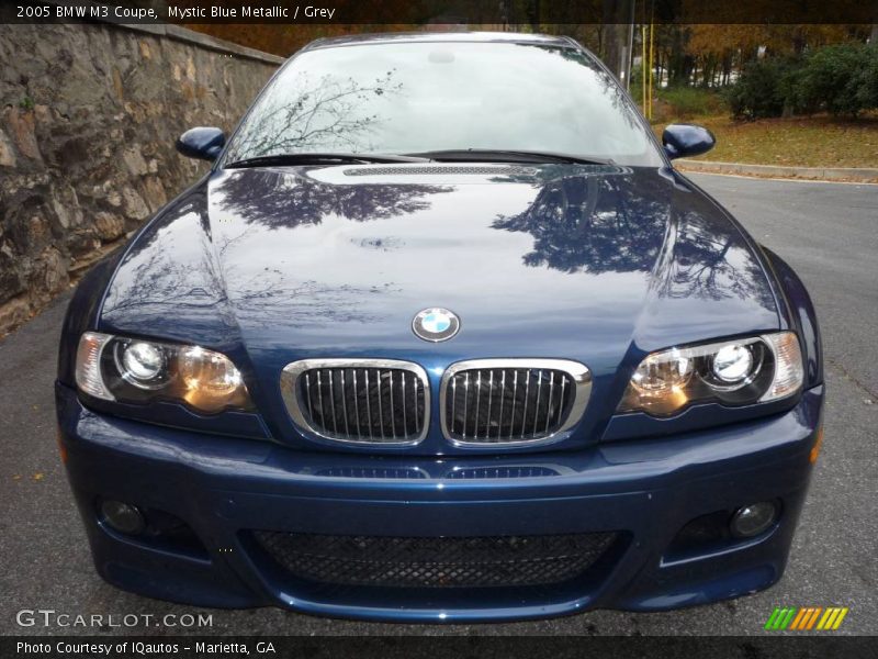 Mystic Blue Metallic / Grey 2005 BMW M3 Coupe