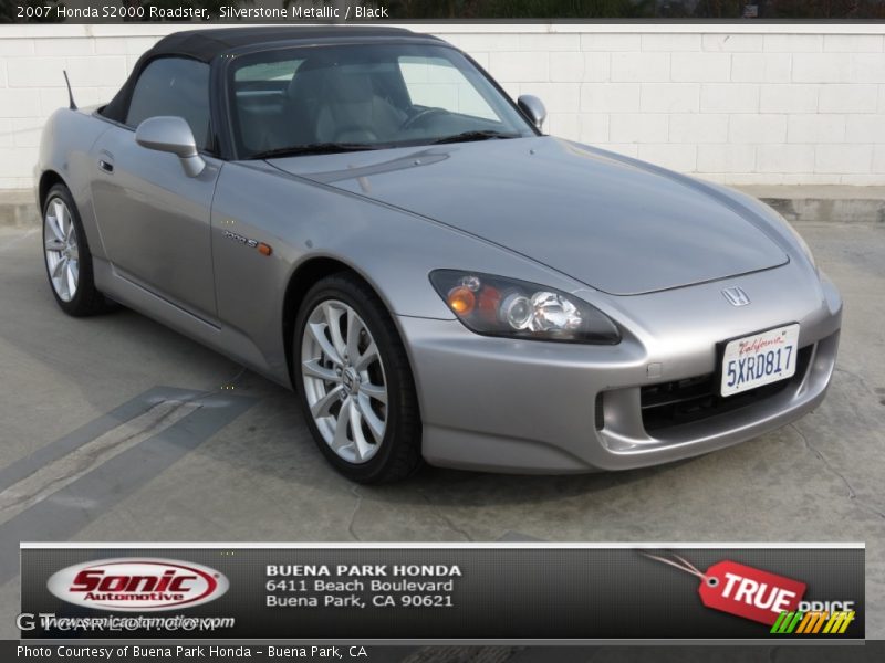 Silverstone Metallic / Black 2007 Honda S2000 Roadster