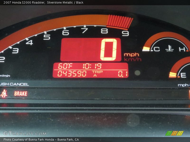 Silverstone Metallic / Black 2007 Honda S2000 Roadster