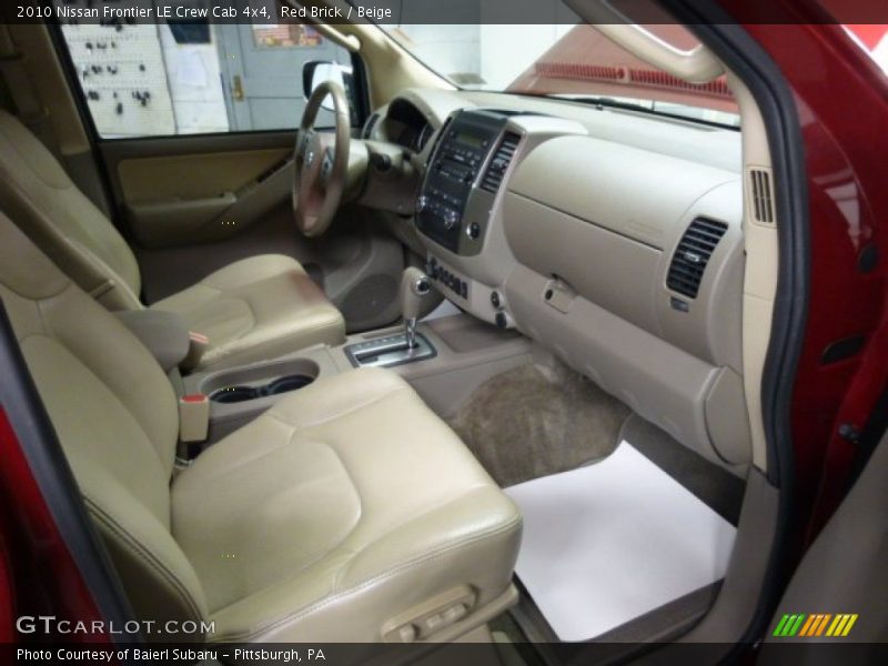 Red Brick / Beige 2010 Nissan Frontier LE Crew Cab 4x4