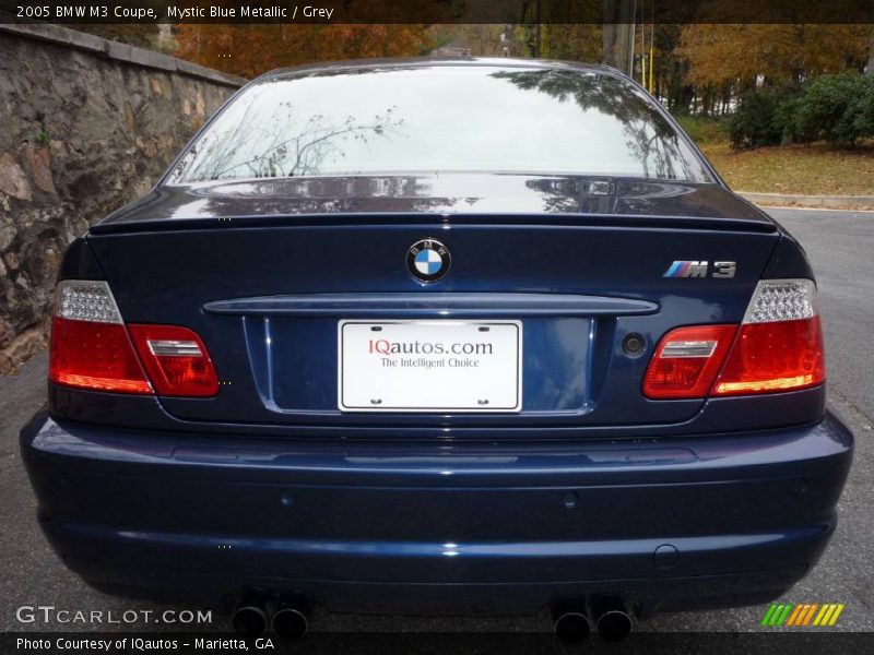 Mystic Blue Metallic / Grey 2005 BMW M3 Coupe