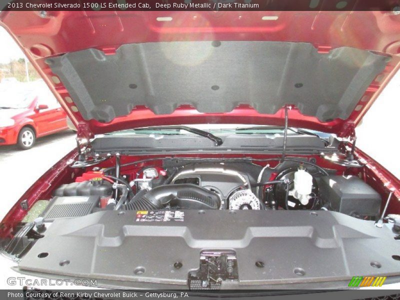Deep Ruby Metallic / Dark Titanium 2013 Chevrolet Silverado 1500 LS Extended Cab