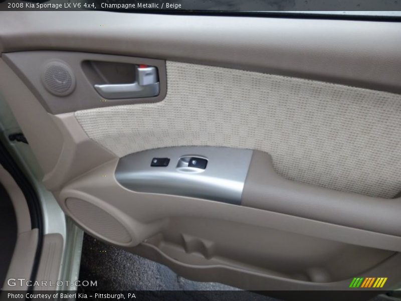 Champagne Metallic / Beige 2008 Kia Sportage LX V6 4x4