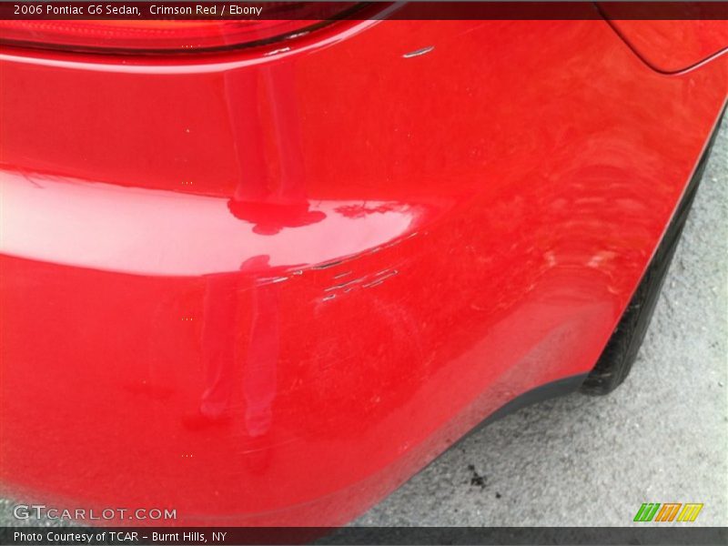 Crimson Red / Ebony 2006 Pontiac G6 Sedan