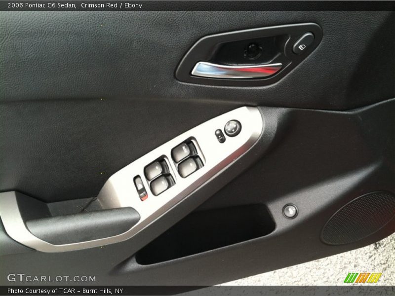 Crimson Red / Ebony 2006 Pontiac G6 Sedan