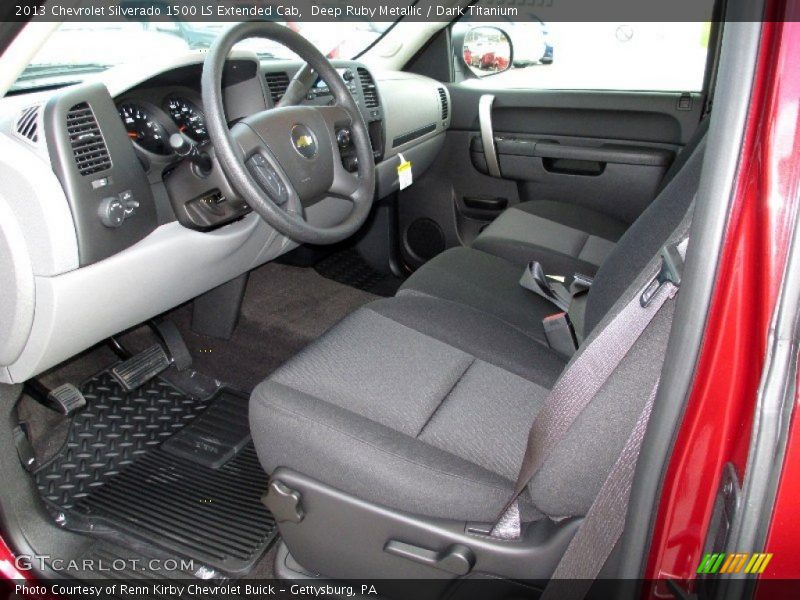  2013 Silverado 1500 LS Extended Cab Dark Titanium Interior