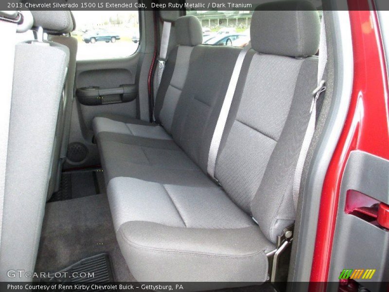 Rear Seat of 2013 Silverado 1500 LS Extended Cab