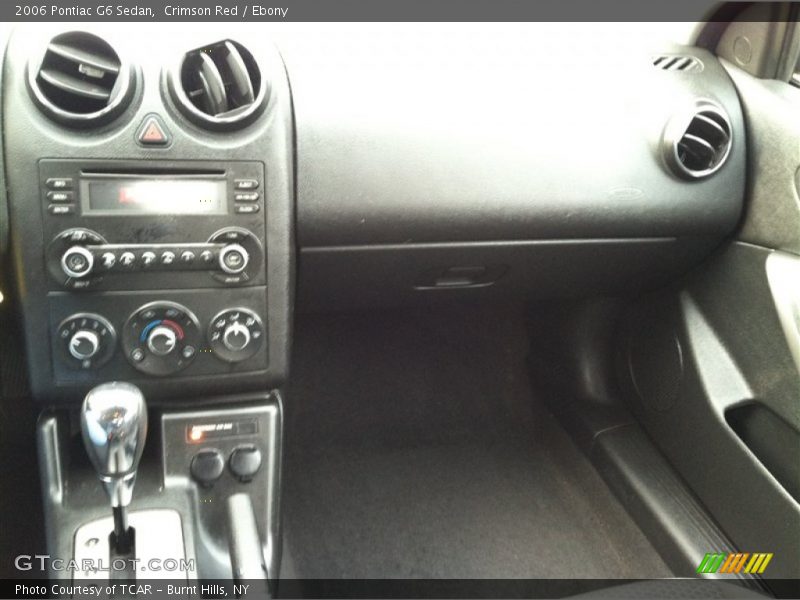 Crimson Red / Ebony 2006 Pontiac G6 Sedan