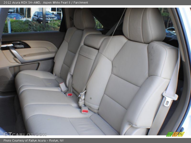 Aspen White Pearl II / Parchment 2012 Acura MDX SH-AWD